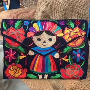 Mexican Embroidered Bag, Mexican Bag,MexicanPurse